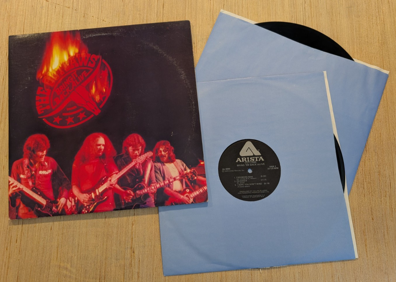 The Outlaws Bring Em Back Alive Record Vinyl Record 2x LP AL 8300