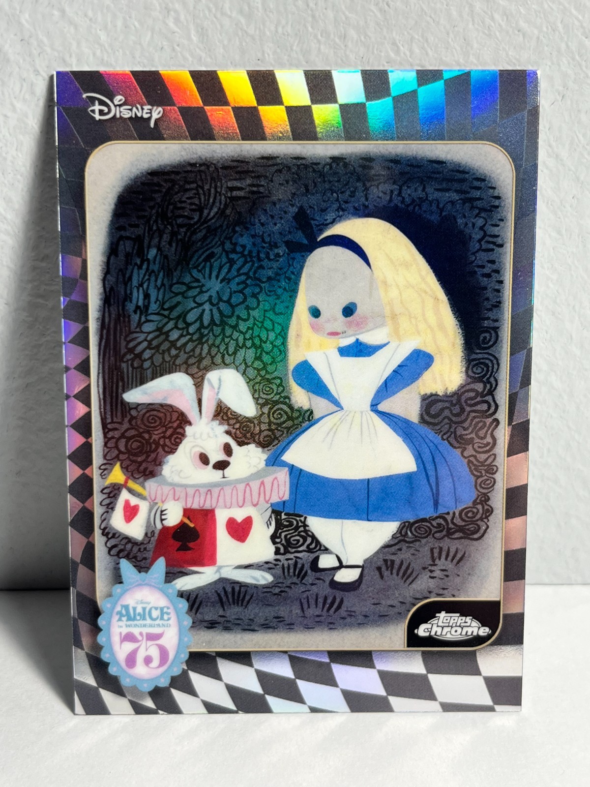 2026 Topps Chrome Disney #AW-9 Concept Art #9 Alice In Wonderland 75th