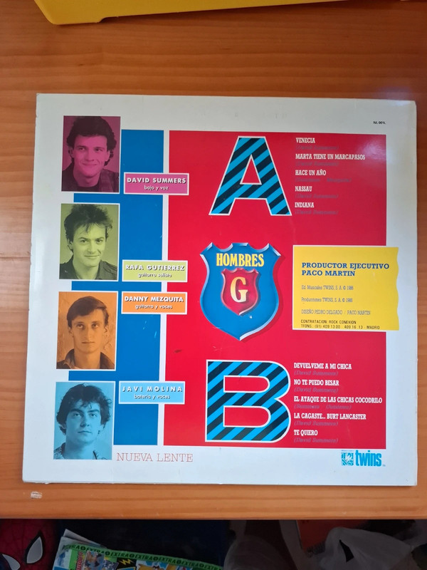 Vinilo Hombres G Grandes exitos 2 temas ineditos nueva lente