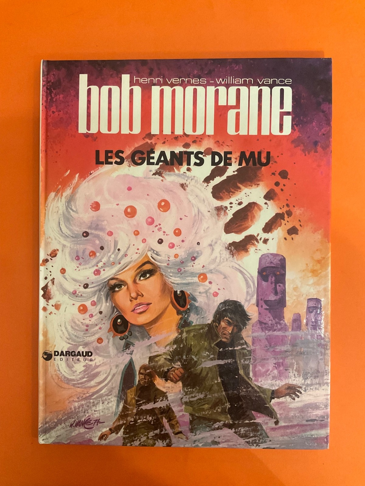 VERNES & VANCE BOB MORANE LES GEANTS DE MU EO 1975 DARGAUD TTBE