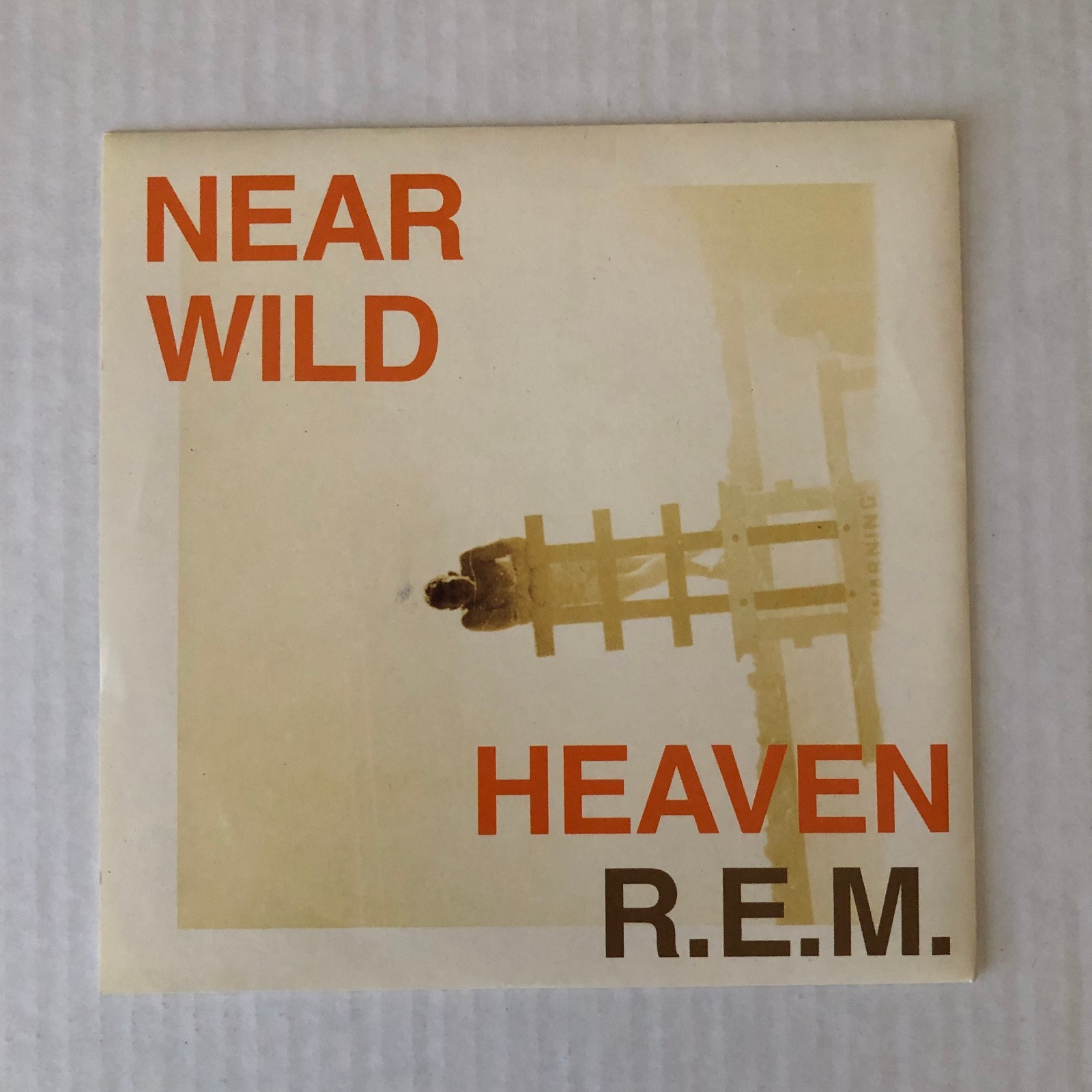 R.E.M. Near Wild Heaven/Pop Song '89 (live) 7" 45 - 1991 UK import w/PS NM/NM!