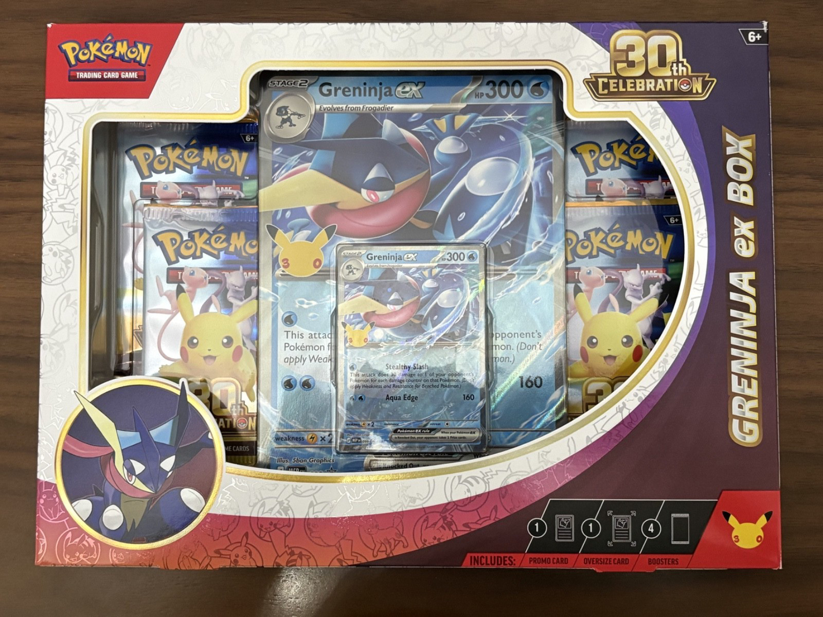 Pokemon 30th Anniversary Celebrations Greninja EX Box Factory Sealed