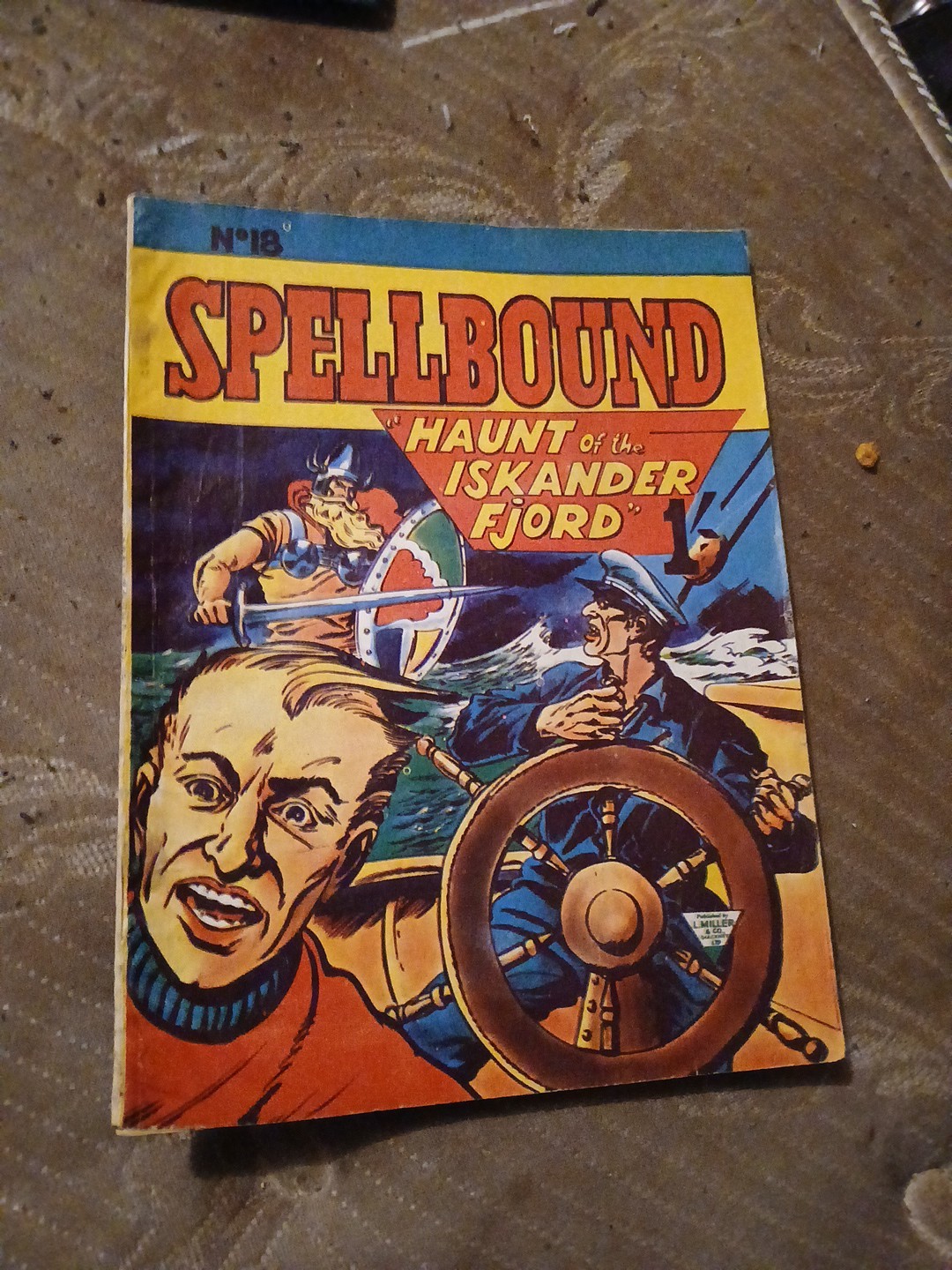 Spellbound Comic #18 Haunt of The Iskander Fjord. L. Miller & Co Stan Lee Atlas