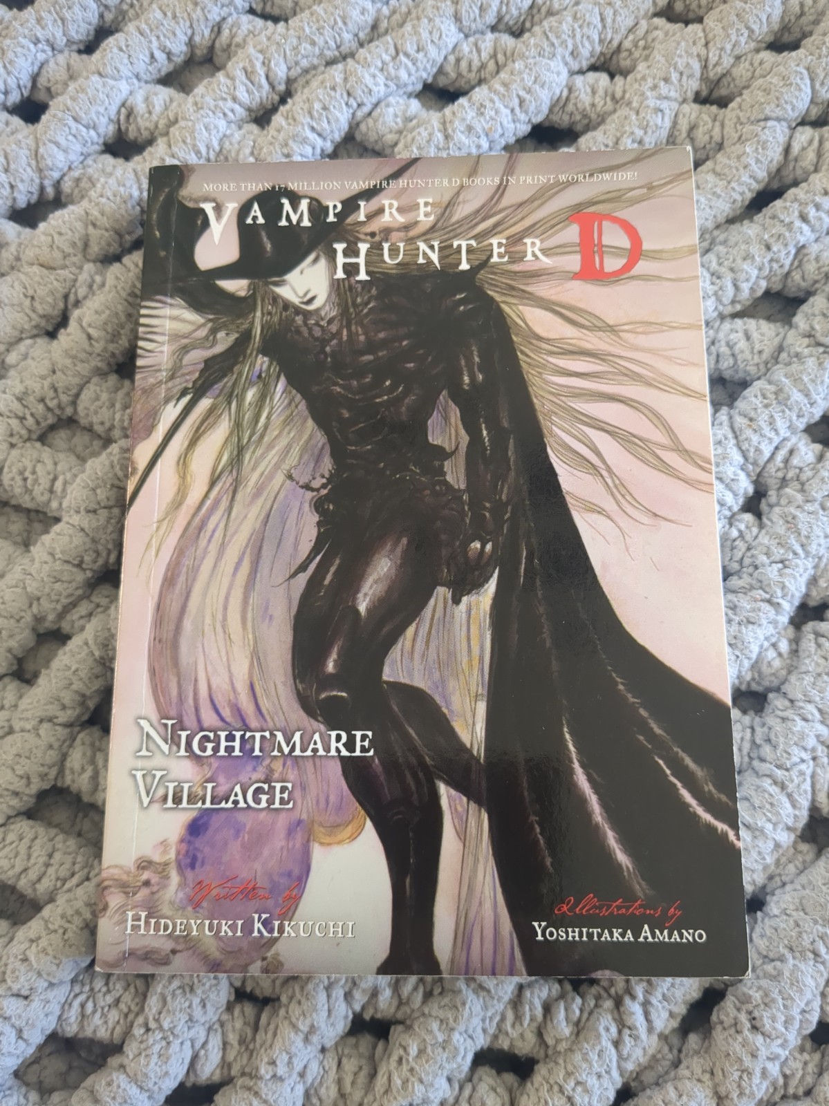 Vampire Hunter D Vol 27 Nightmare Village light novel inglese Kikuchi Amano RARO
