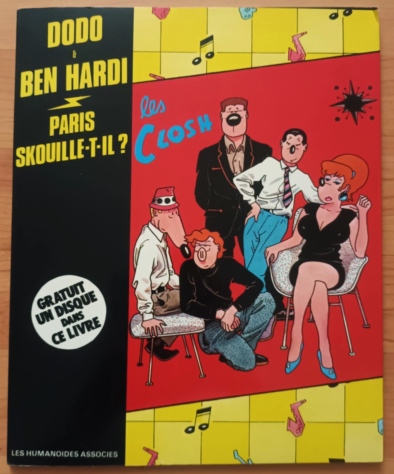 BD + Vinyl souple - Paris skouille-t-il ? - Dodo & Ben Hardi - Humanoïdes 1981
