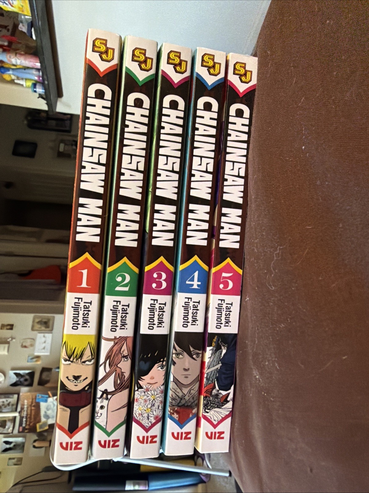 Chainsaw Man Manga Serie Completa Volumi 1-5 Edizione Inglese