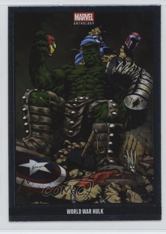 2025 Panini Marvel Anthology Metal Holo World War Hulk #71 15bk