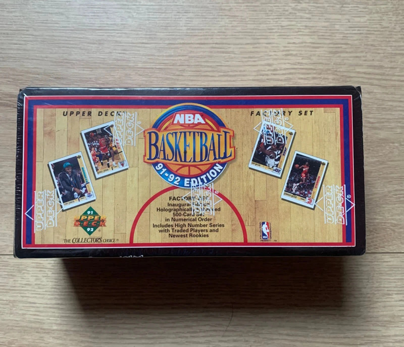 Upper Deck NBA 1991–92 Inaugural Edition – Box Set complet scellé (500 cartes)