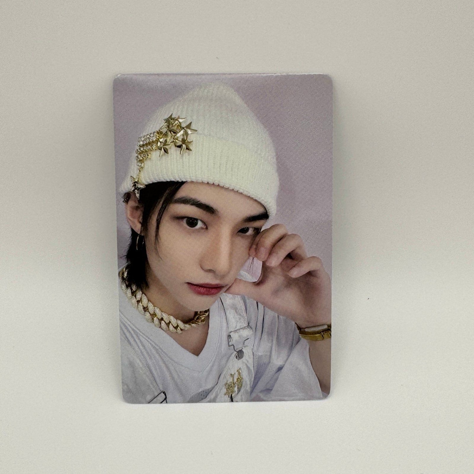 Cartolina fotografica Hyunjin 5 stelle YIZHIYU YZY Withfans POB disegno fortunato