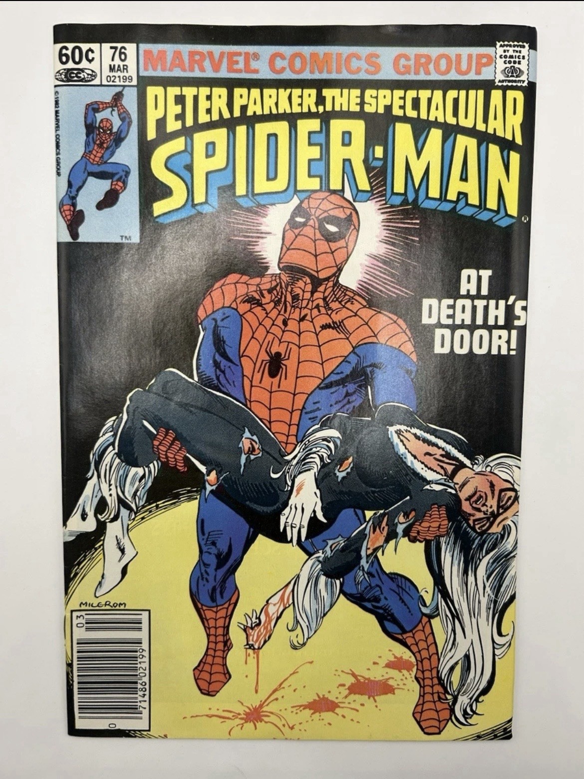 Spettacolare Spider-Man #76 Edicola Variante 1983 Marvel Comics
