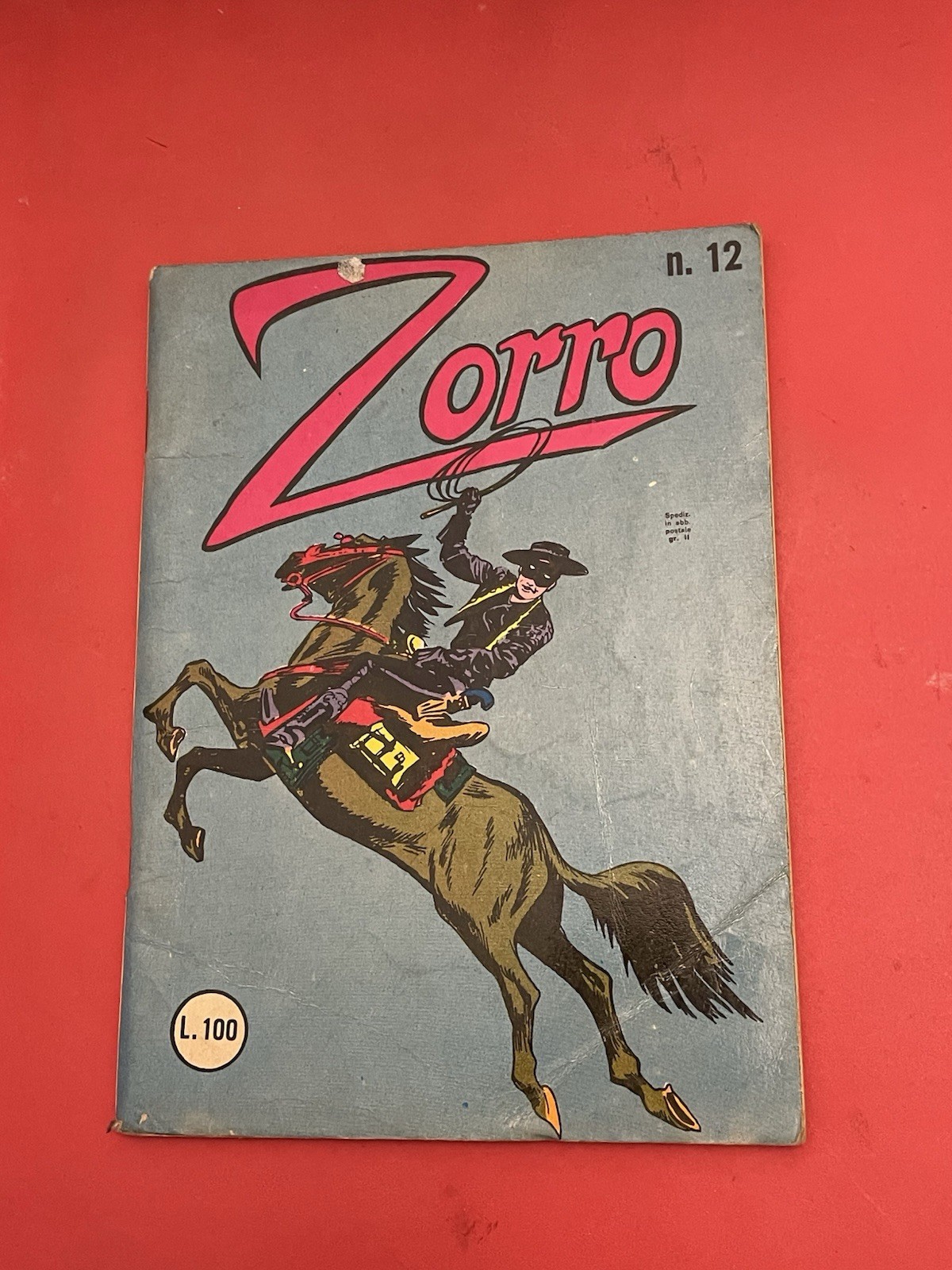 La Frusta di Zorro 1968 n.12 originale quasi ottimo