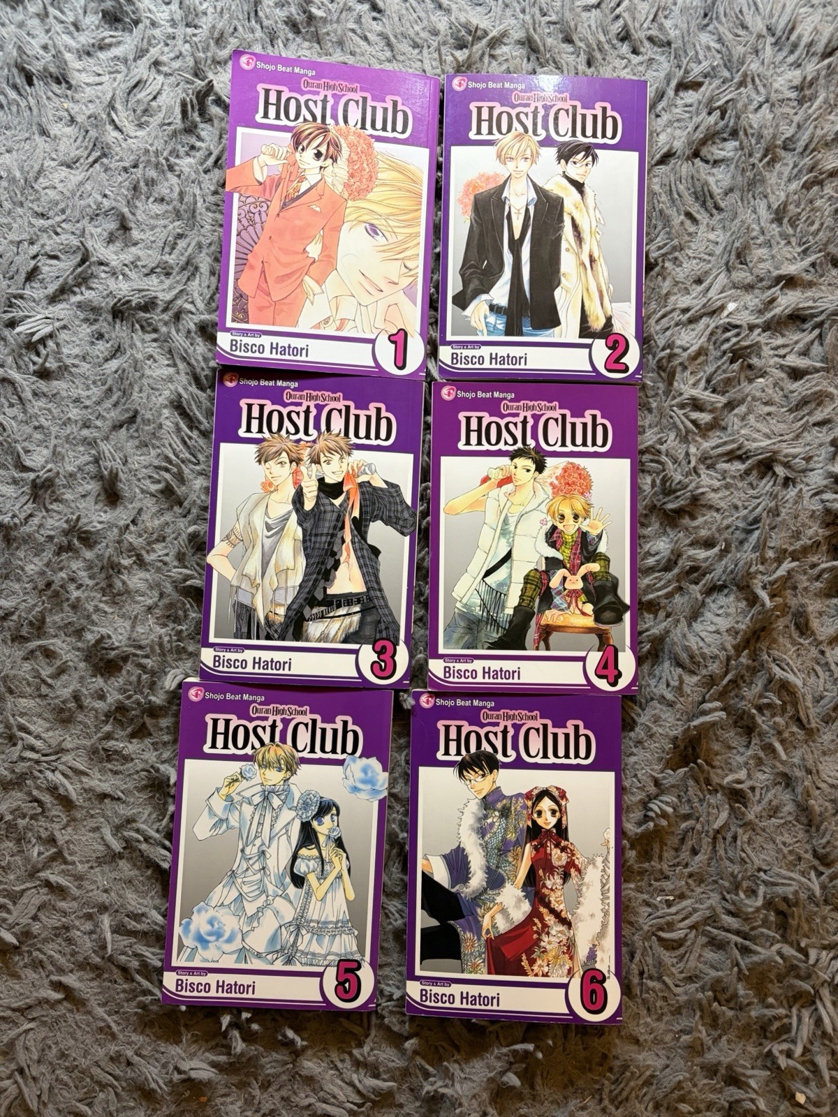 Ouran High School Host Club volumi 1-6 di Bisco Hatori