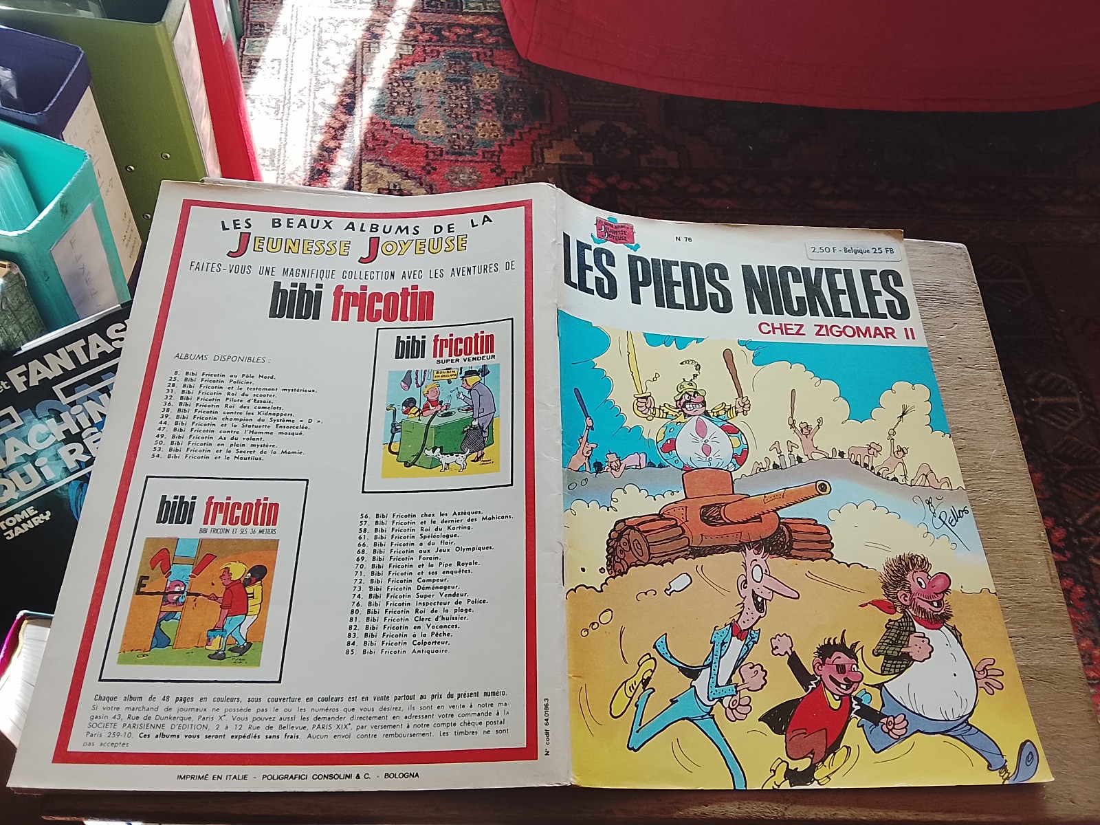 les pieds nickelés chez Zigomar II EO 1tr73
