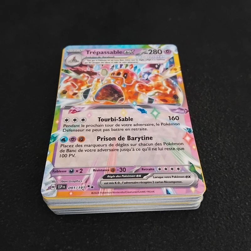Lot de 40 dresseurs holos et reverses pokemon + Trepassable EX