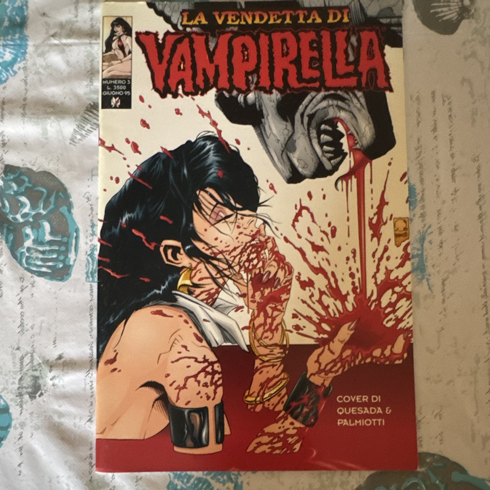 La Vendetta di Vampirella n.3 1995 ITA cover Quesada/Palmiotti Beroy