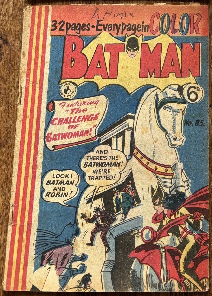 Batman #85 Vintage 1954 Comic GD Challenge of Batwoman Golden/Silver Age 6d