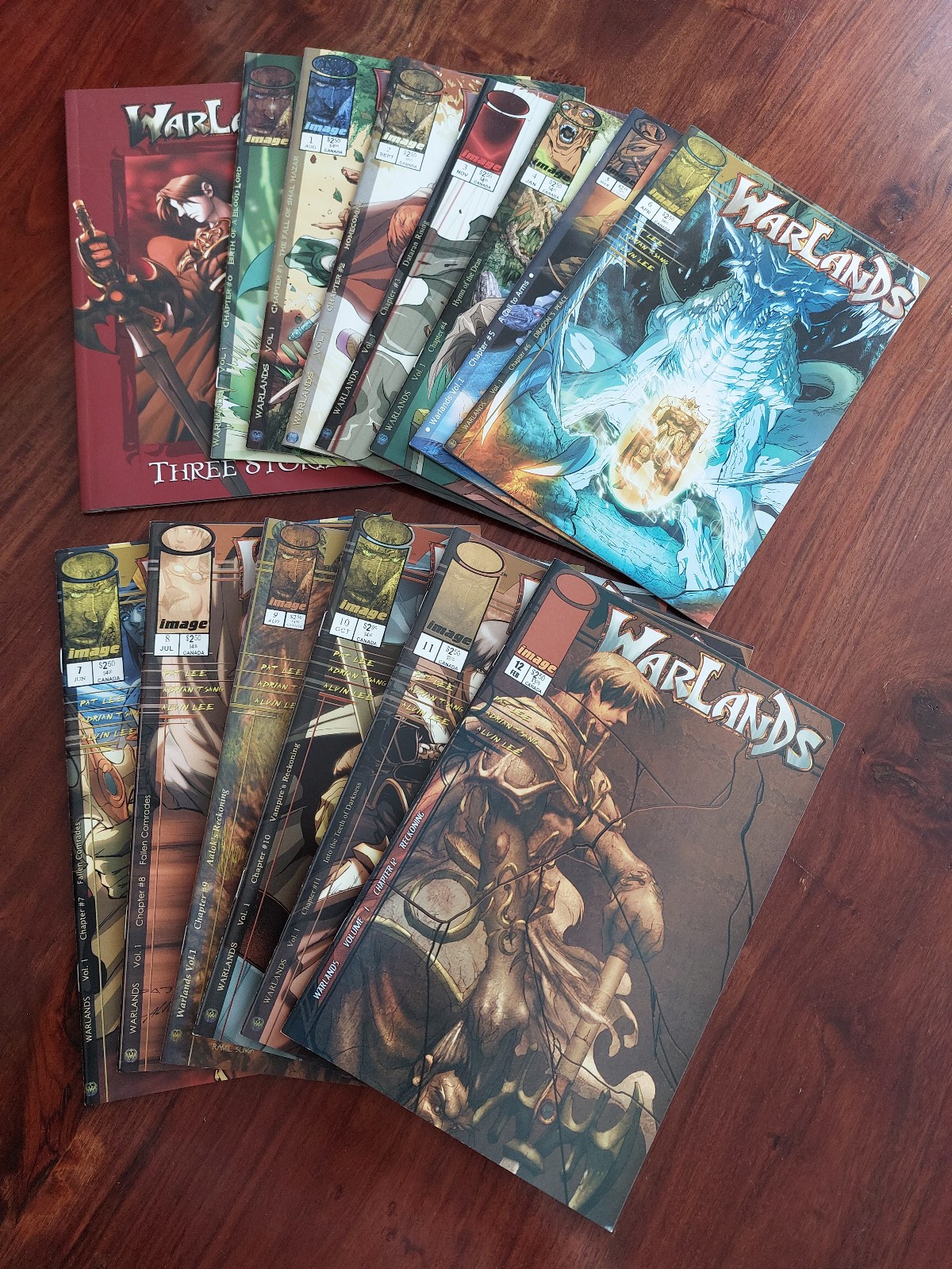 Warlands, set completo, vol. 1 0-12, Age of Ice 0-9, fumetti, immagine, come nuovo