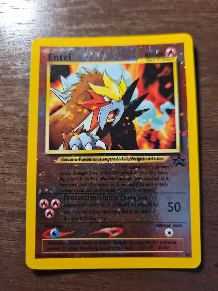 Pokémon TCG Entei Wizards Black Star Promos 34 Holo Promo Promo
