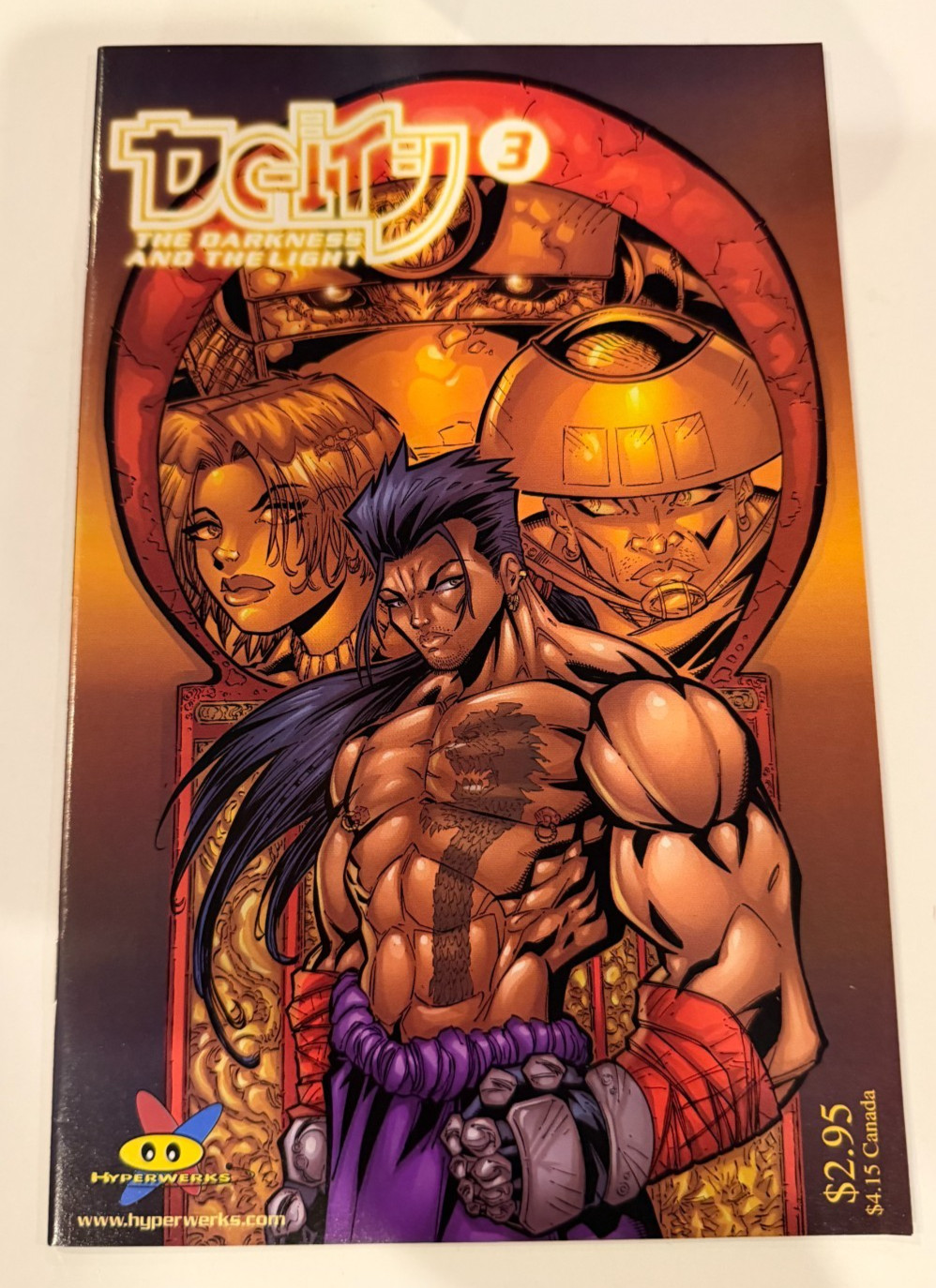 Deity #3b Vol. 2 fumetti Hyperwerks variante fumetto 1999 NUOVI MAI LETTI