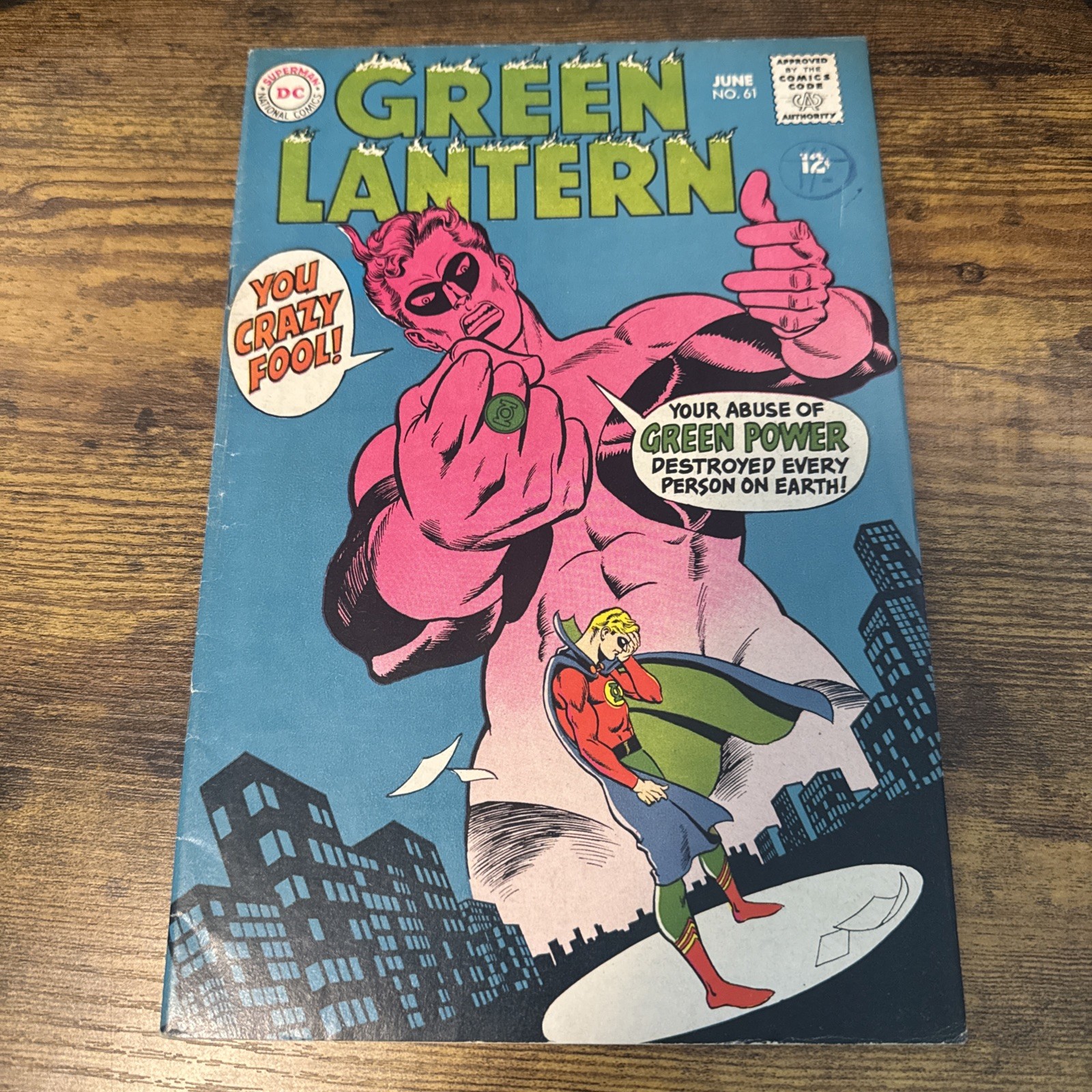 GREEN LANTERN #61 JUNE 1968 DC COMICS
