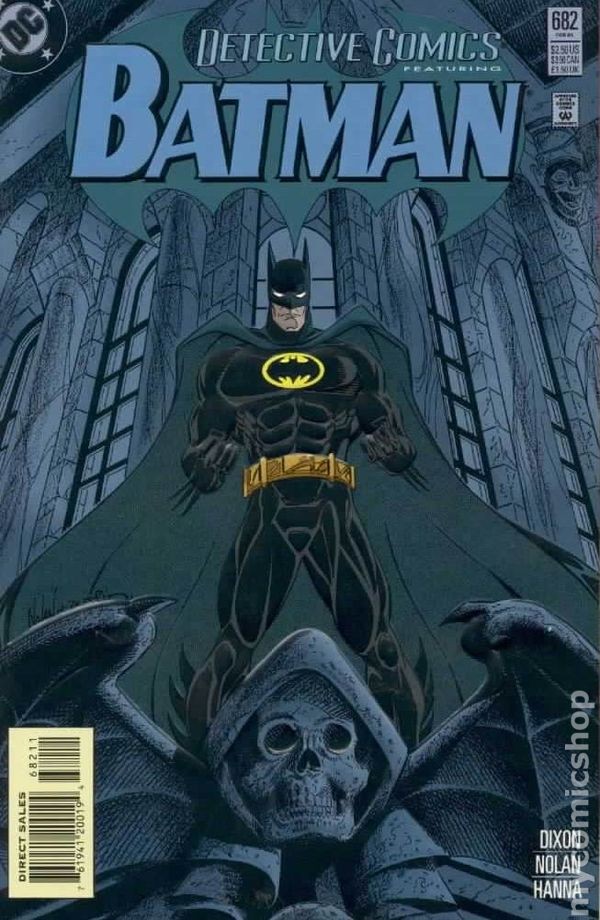 Detective Comics #682A Nolan VF 1995 Immagine Stock