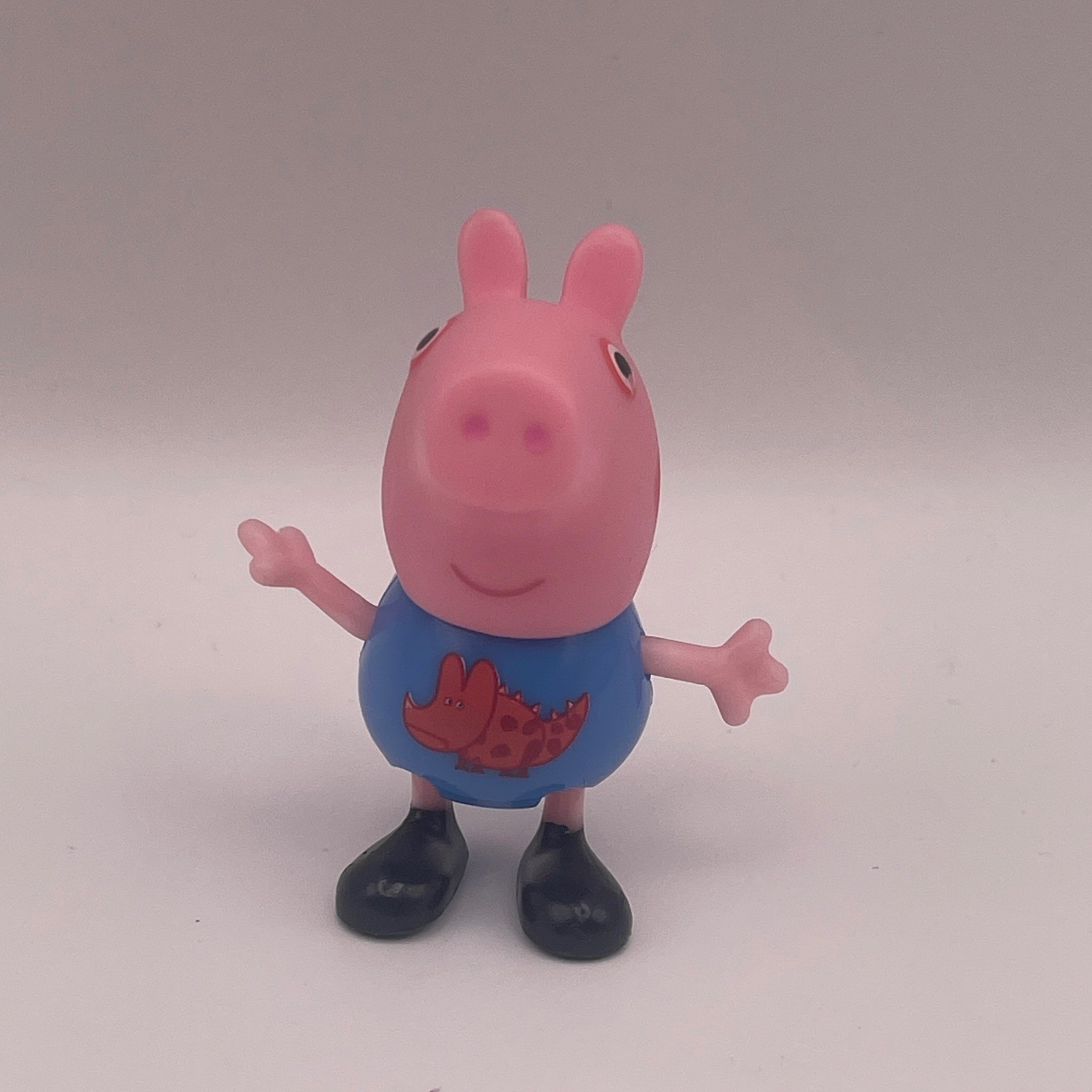 T-shirt dinosauro Peppa Pig personaggio giocattolo blu rosso da collezione