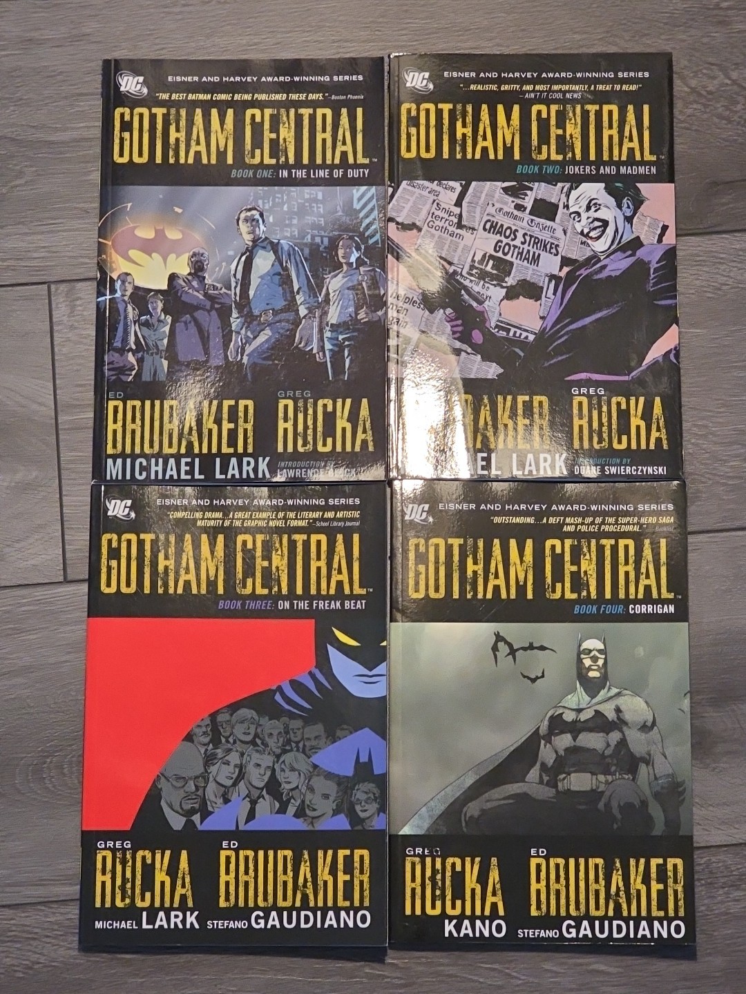 Gotham Central TPB Lot Book Vol 1-4 DC Comics Brubaker Rucka Batman 