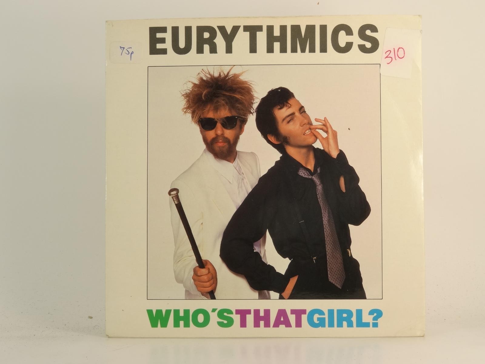 EURYTHMICS WHO'S THAT GIRL (74) 2 Track 7" Single including Picture Sleeve RCA R