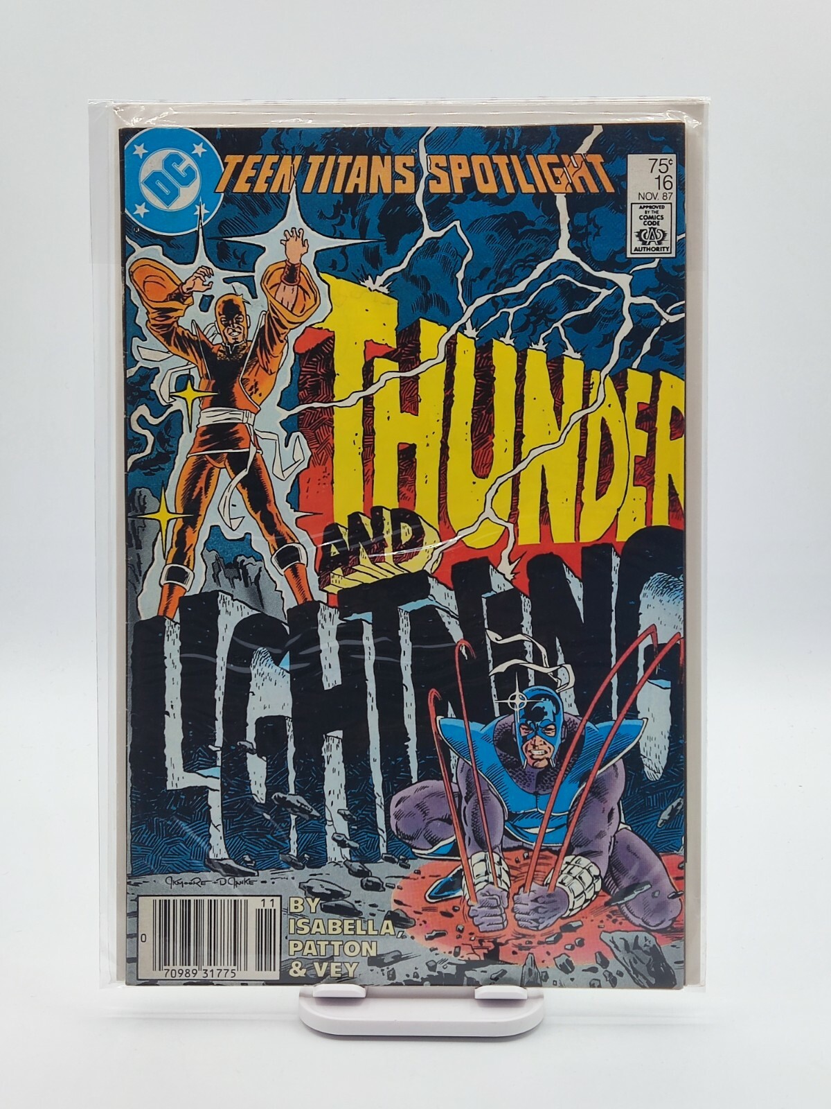 Teen Titans Spotlight #16 DC Comics 1987 VF Tuono e Fulmine