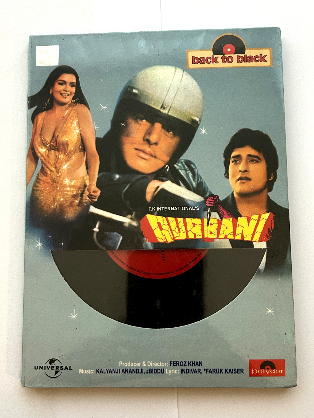Qurbani (CD 2005) Back To Black Version With Booklet NEW/SEALED Kalyanji Anandji