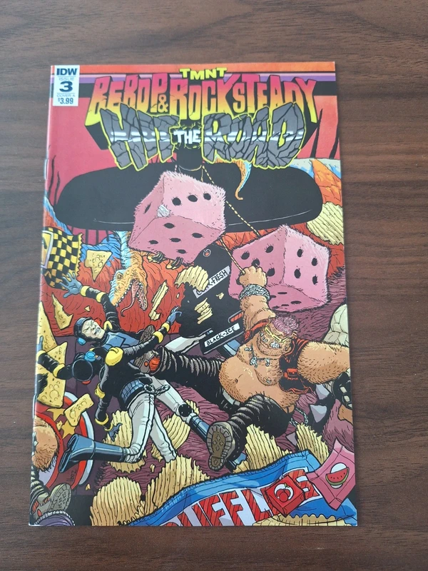 IDW Comic Teenage Mutant Ninja Turtles Bebop Rocksteady Hit The Road #3 (2016) USA