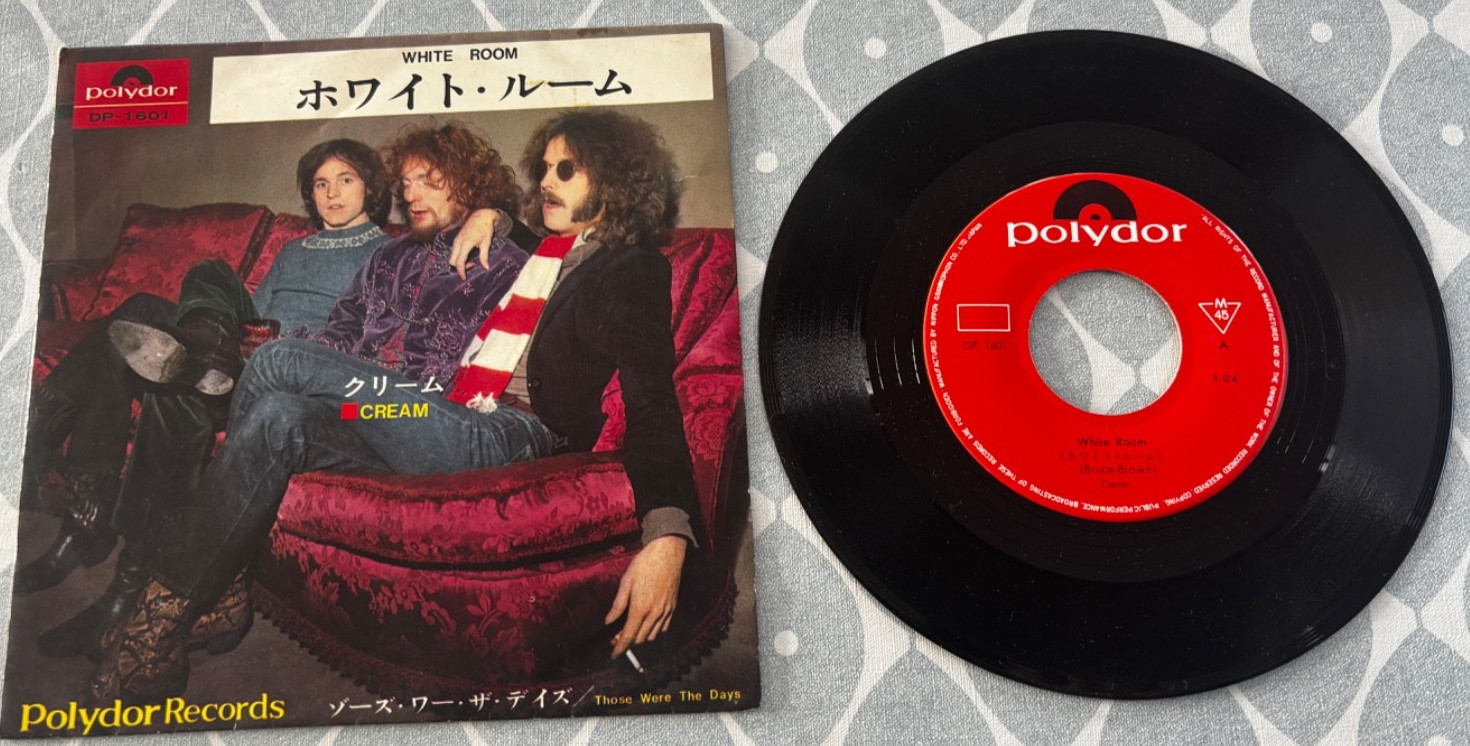 Cream - White Room - Japanese 7" single