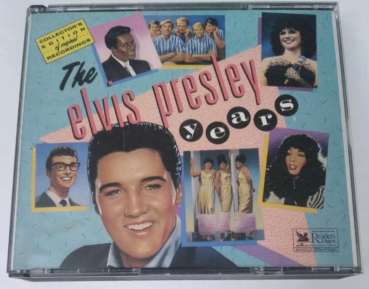 The Elvis Presley Years 4-CD Collectors Edition Box Set 1991 Readers Digest VG