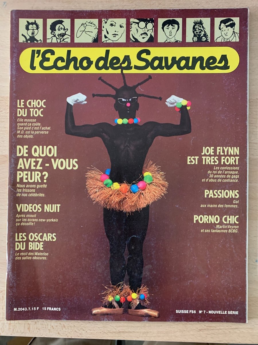 B.D Magazine "L'Echo des Savanes" n°7 de 1983; Joe Flynn/ Les oscards du Bide