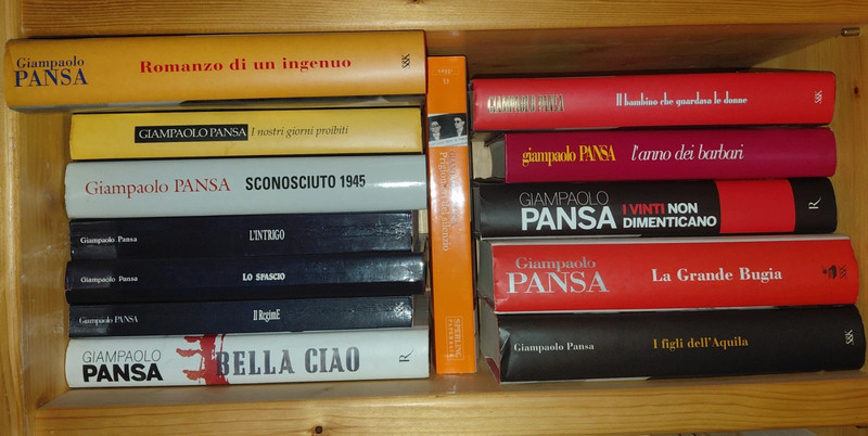 Lotto 13 libri Pansa - saggi e romanzi