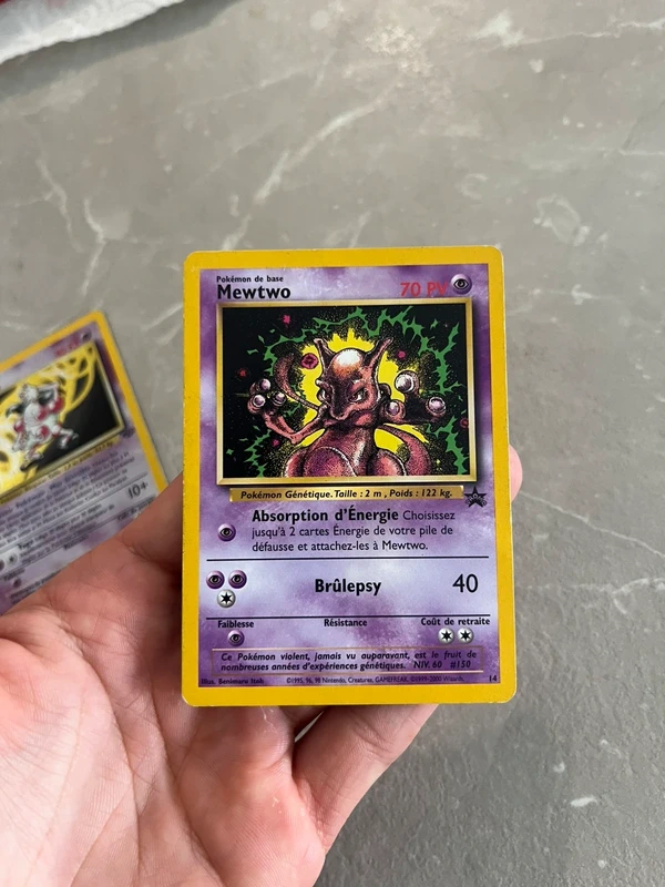 Carte Pokémon Mewtwo Promo wizard état lp édition 1