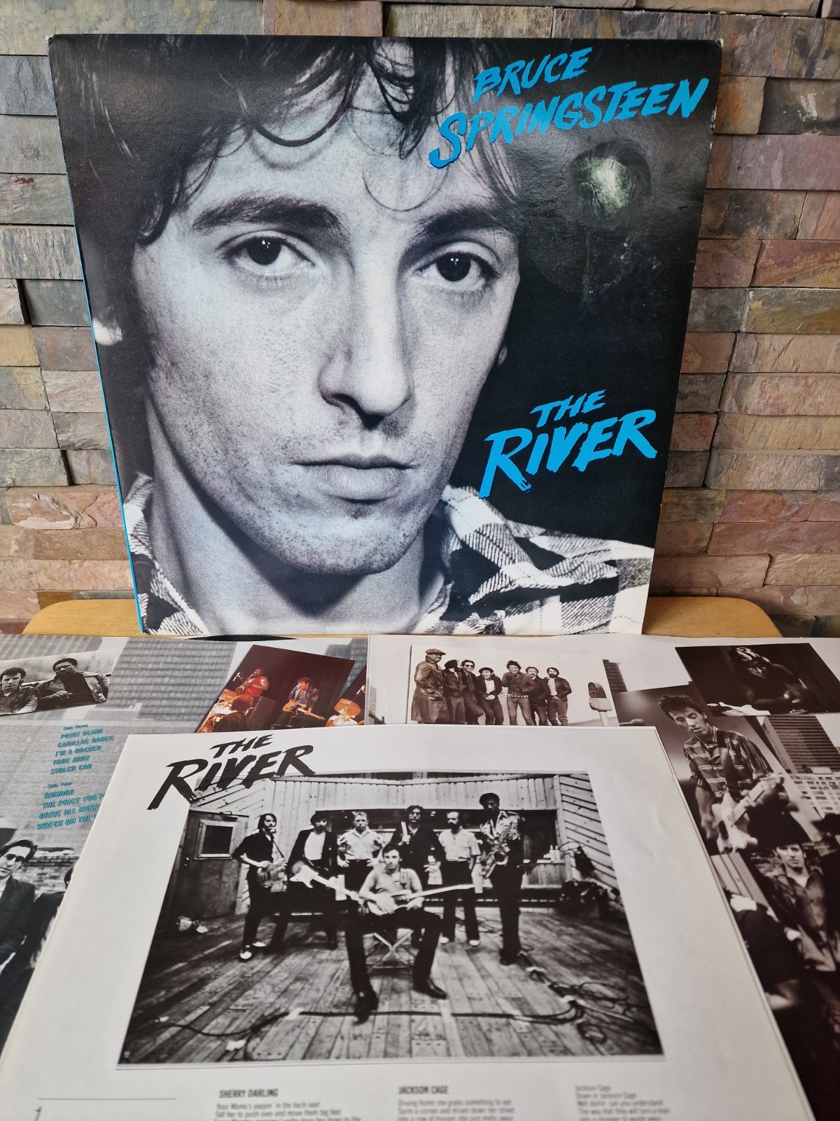 Bruce Springsteen - The River Double LP CBS 88510 (1980) UK. with Lyric Sheet.