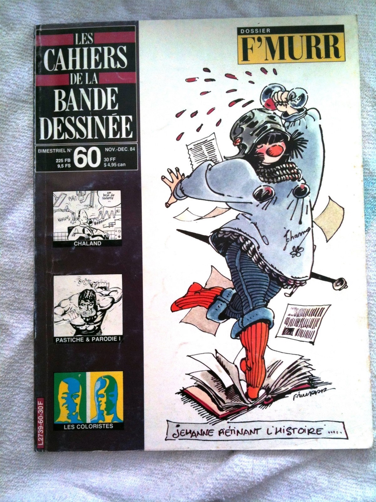 F'MURR Schtroumpf rivista di fumetti FRANCESE Cahiers de la Bande Dessinee n. 35-1984