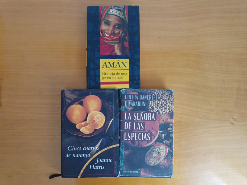 3 libros tapa dura