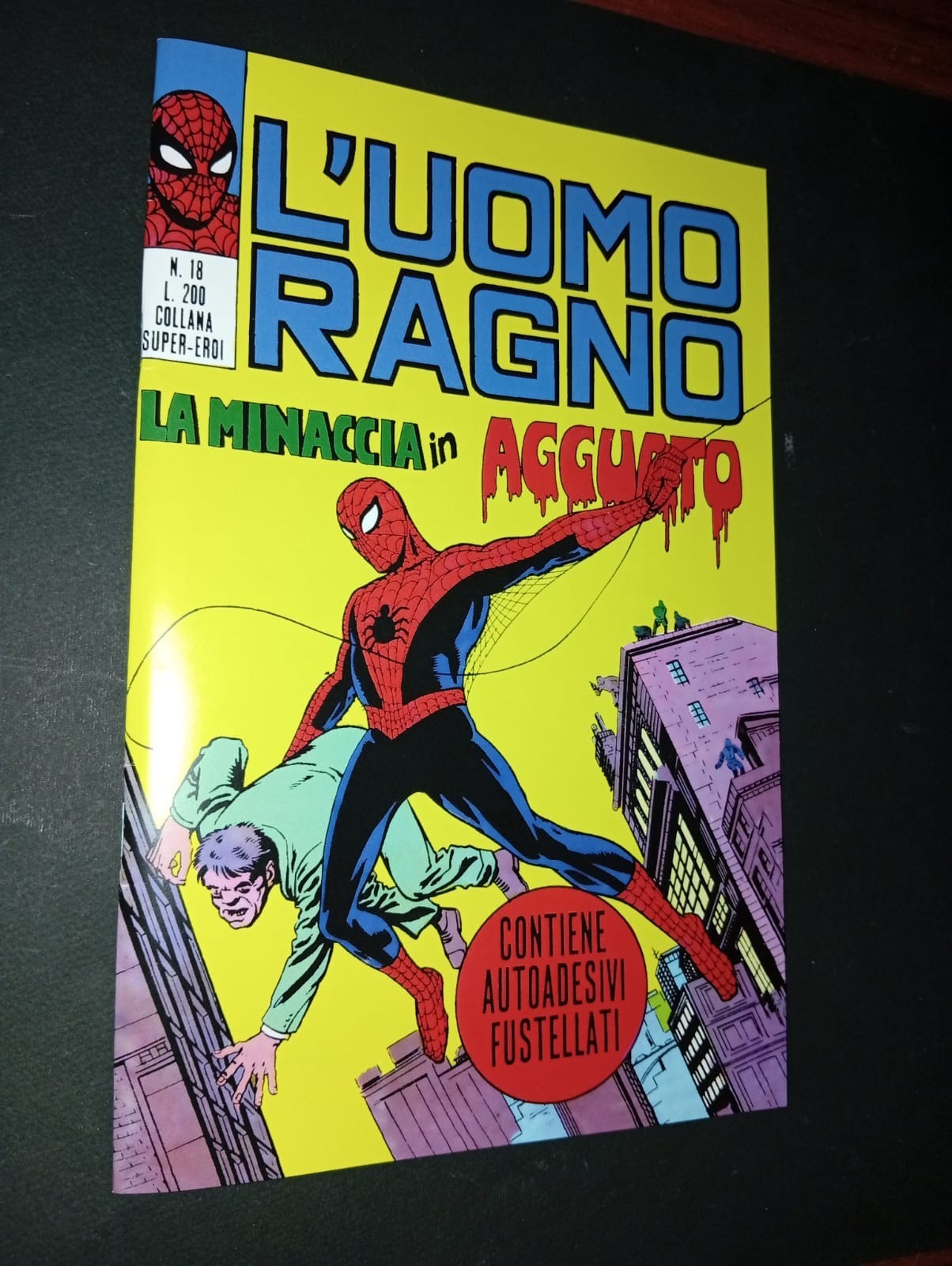 UOMO RAGNO n.18 - ANASTATICO -