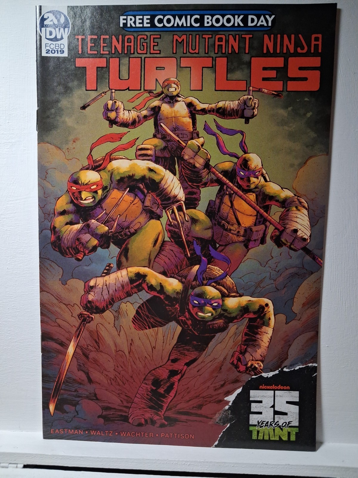 Teenage Mutant Ninja Turtles FCBD #2019 IDW  35 years of TMNT Cowabunga dude