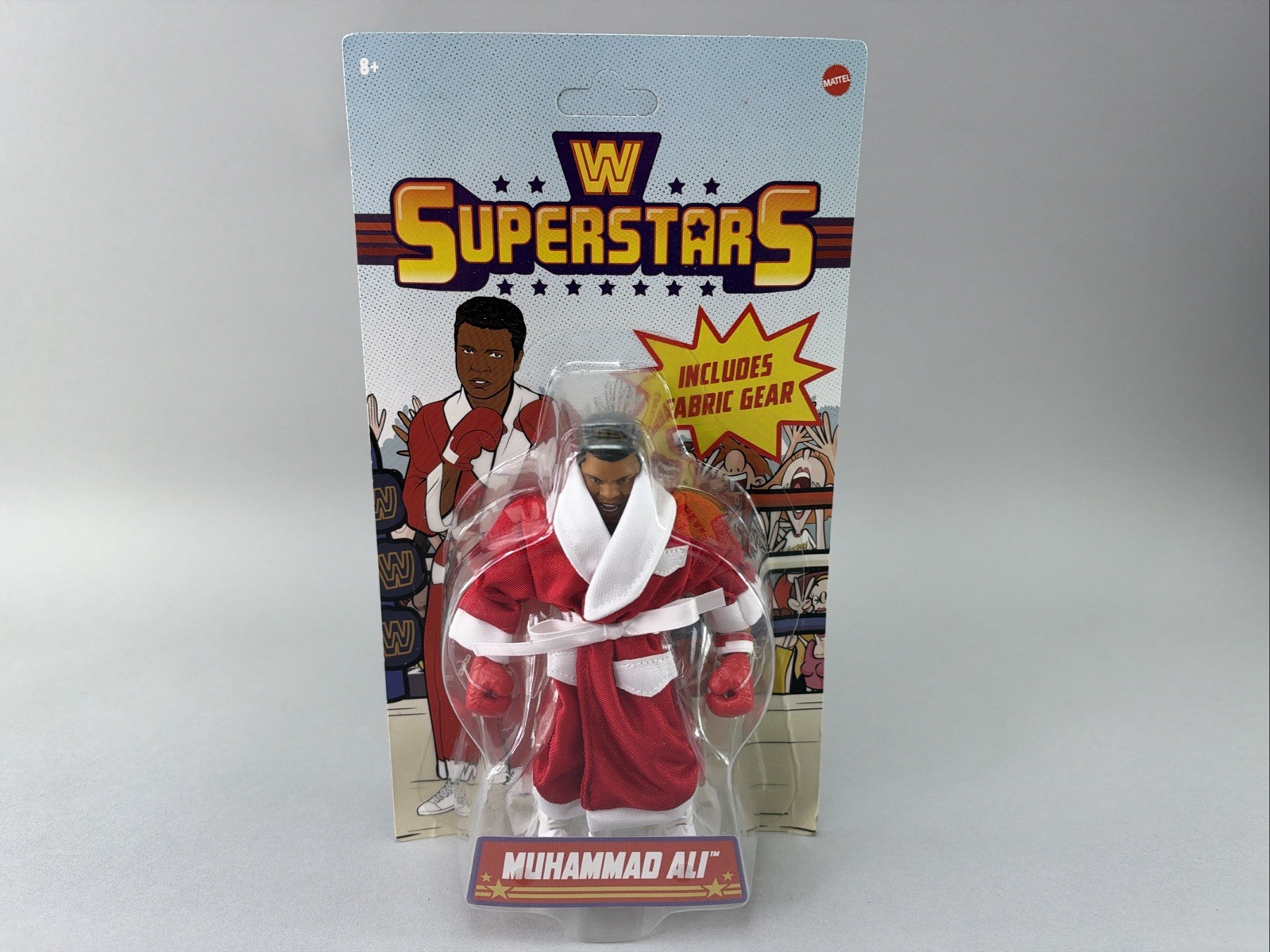 WWE Superstars Muhammad Ali Series 9 Action Figure Boxe MOC NUOVO