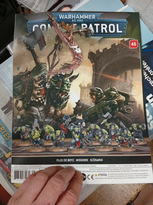 Warhammer n 45 10 boyz orks scénario missions plus 10 socles