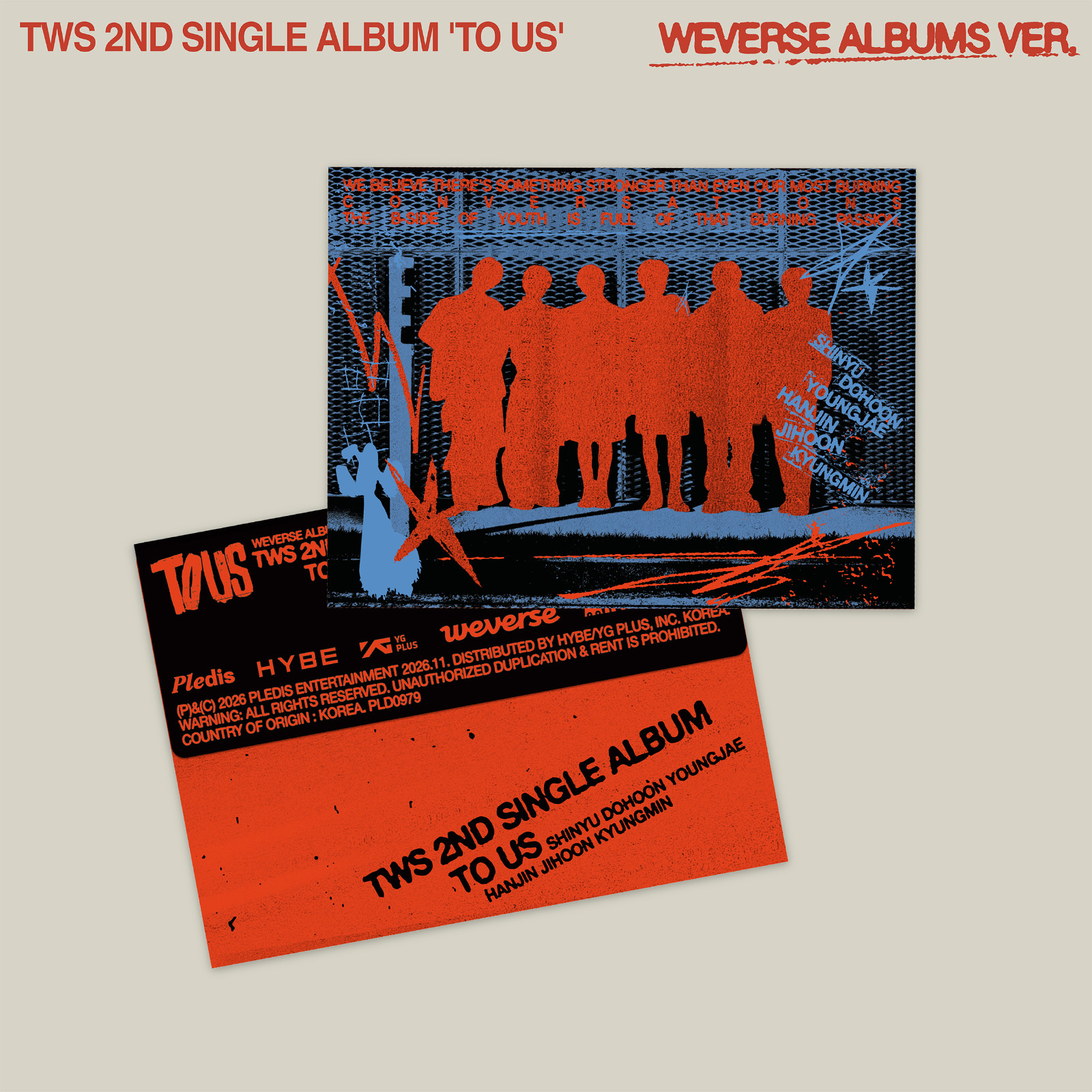 TWS TO US 2nd Single Album Weverse Albums Ver.