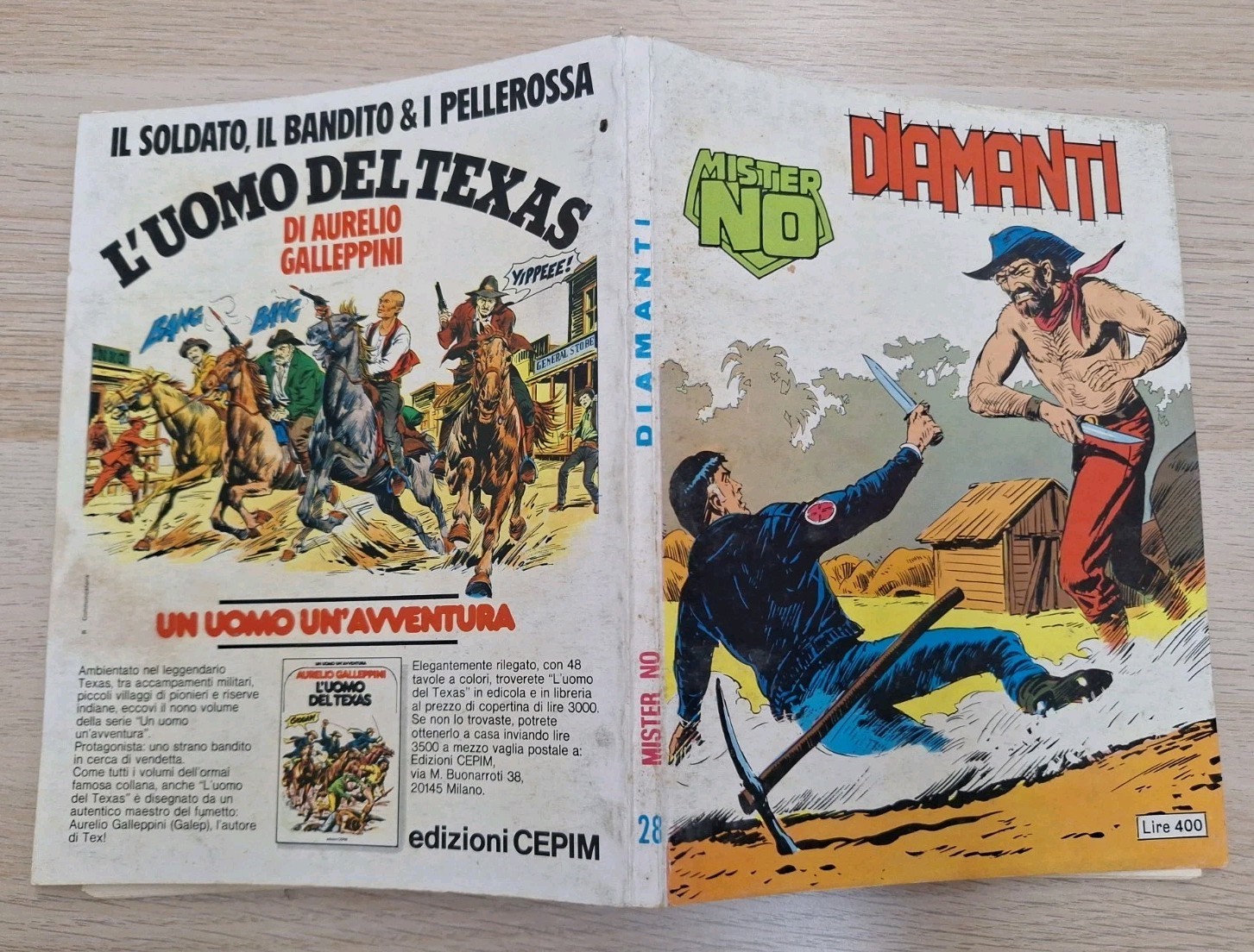 MISTER NO, ED. CEPIM 1977, n.28