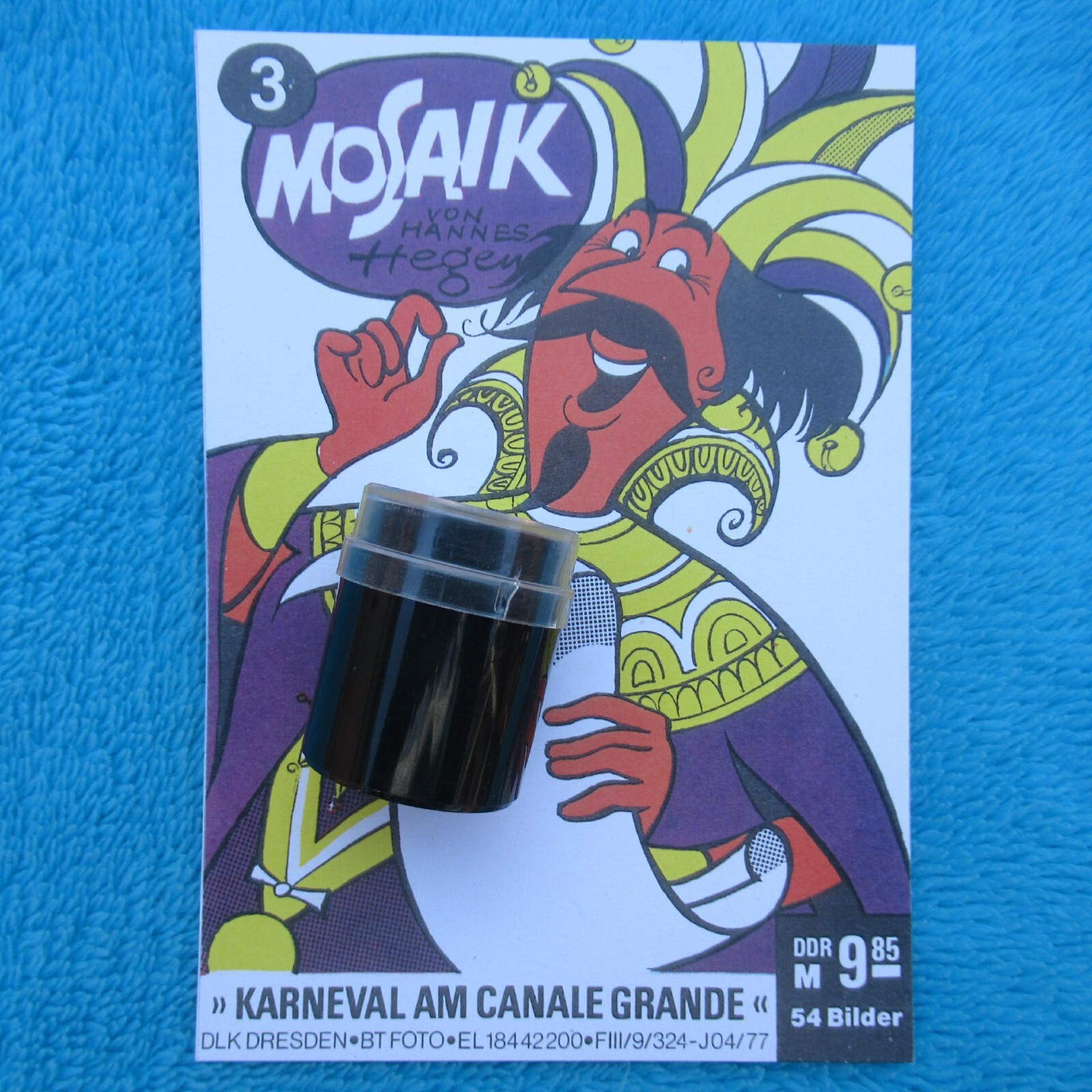 MOSAICO Digedags ROLLFILM N.3 Pouva Magica "Carnevale sul Canale Grande" H. Hegen
