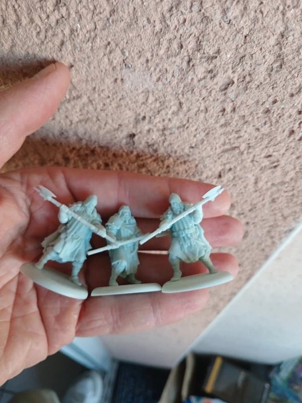 x3 Umber Great Axes - Faction asoiaf Stark Game of Thrones Trone de Fer miniatures