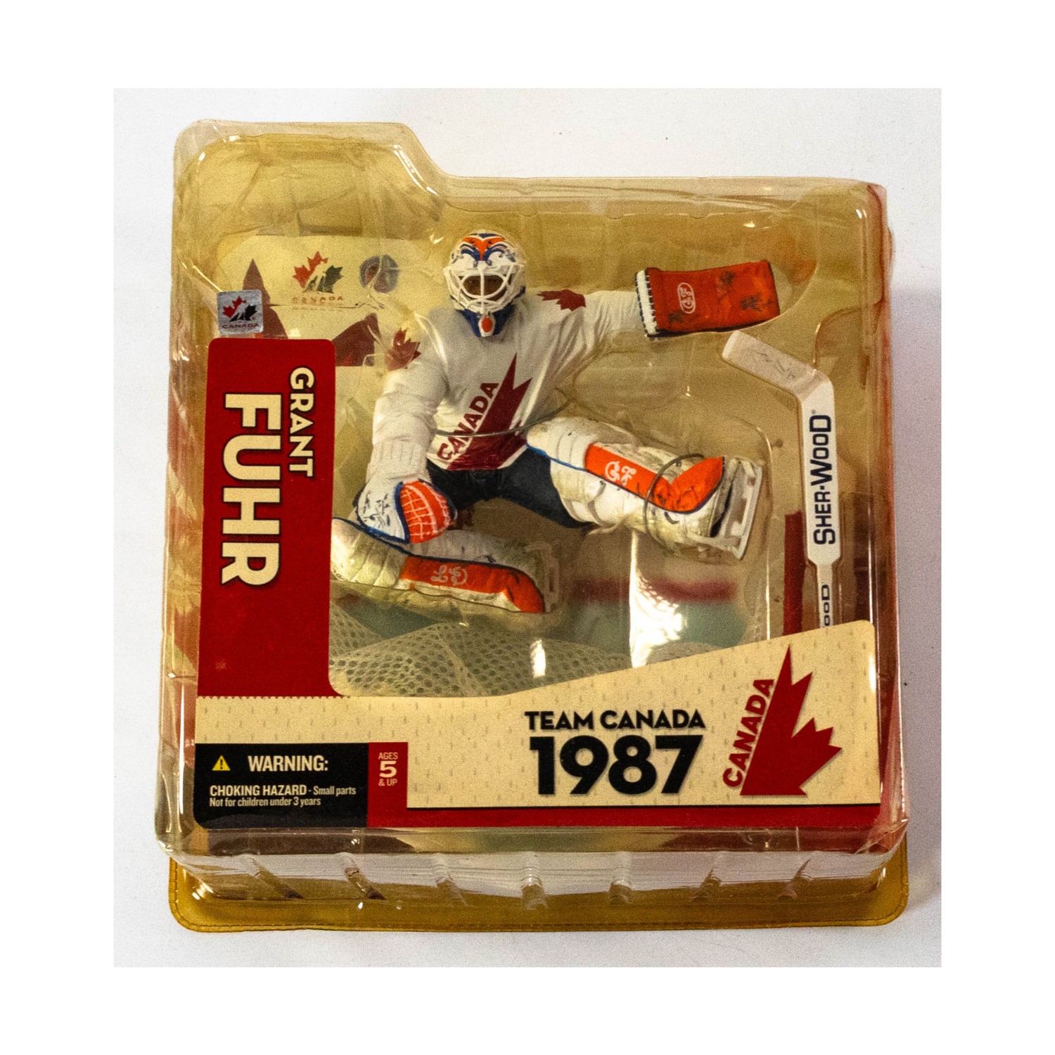 McFarlane Action Figure Grant Fuhr (Team Canada 1987) Fair/NM