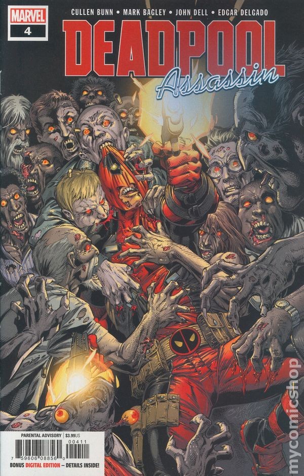 Deadpool Assassin #4A Bagley FN 2018 immagine stock
