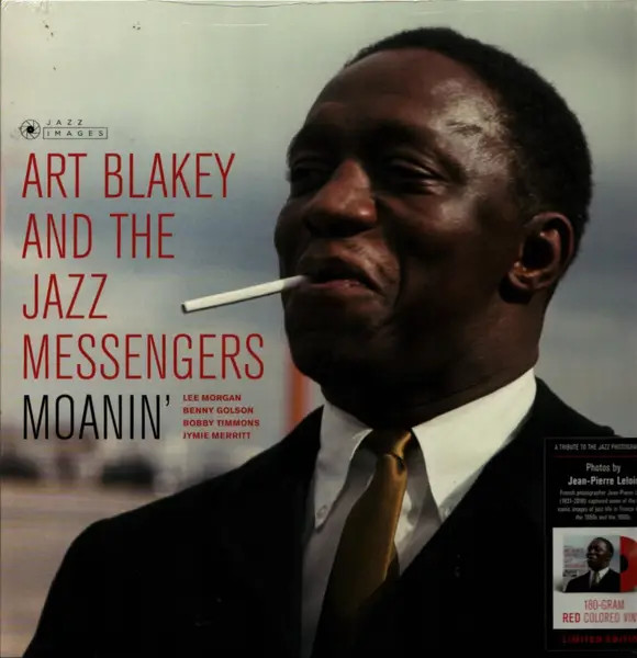 Art Blakey & the Jazz Messengers Moanin 180G, RED VINYL, GATEFOLD Vinyl LP